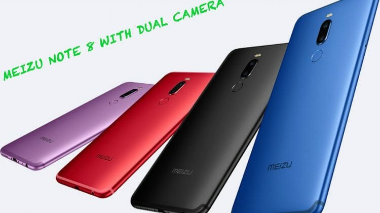 Meizu Note 8 With 6-inch Display And Dual Cameras And Snapdragon 632